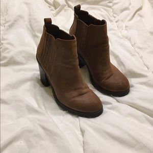 Sam & Libby Shoes - Sam & Libby combat booties tan suede 6.5 Sam & Libby Shoes - Sam & Libby combat booties tan suede 6.5